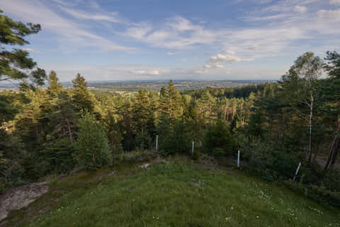 Gemeinde Simbach Landkreis Rottal-Inn Schellenberg Aussicht vom Wetterpilz (Dirschl Johann) Deutschland PAN